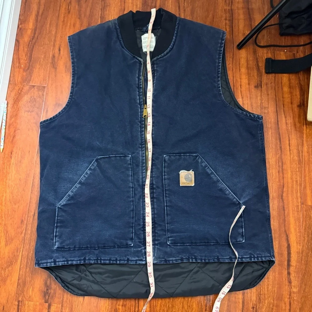Carhartt Vintage Vest Jacket Size XLT V02MDT - Picture 7 of 7